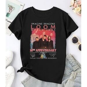 Imagine Dragons T-Shirt 16th Anniversary Band Music Fan Graphic Tour Tee